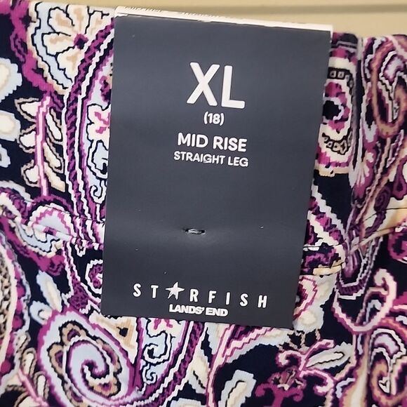 Lands End starfish pants Size XL NWT - Picture 4 of 4